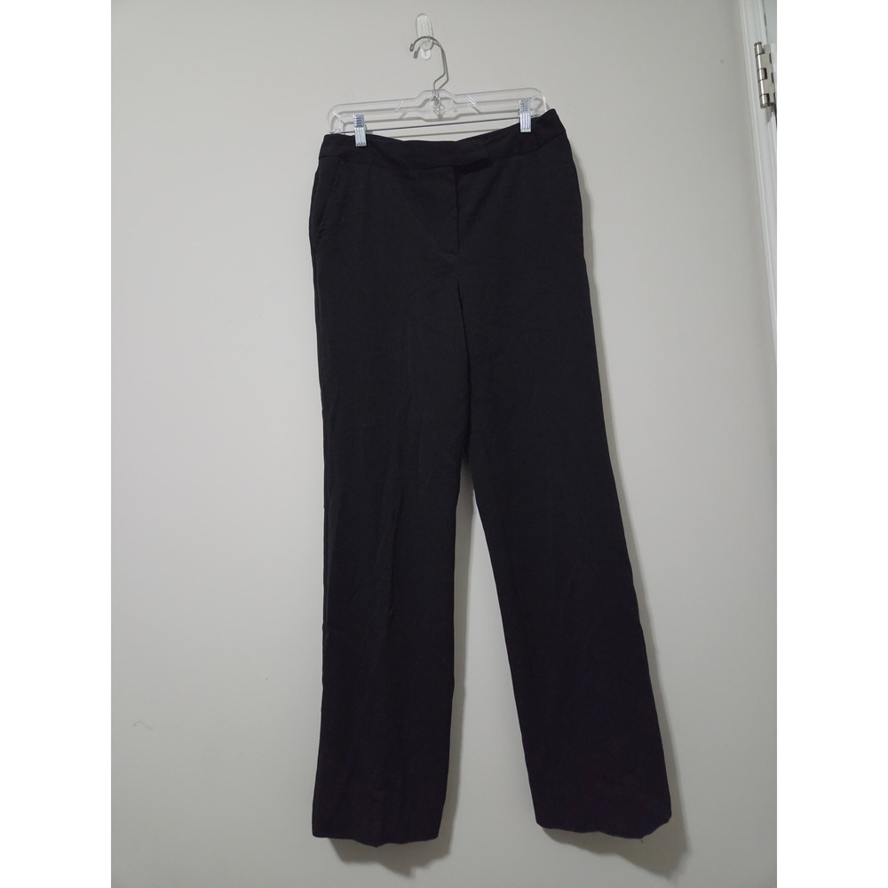 Madison Savannah Fit Black Dress Pants Womens Size 6 Straight Leg Office Wear